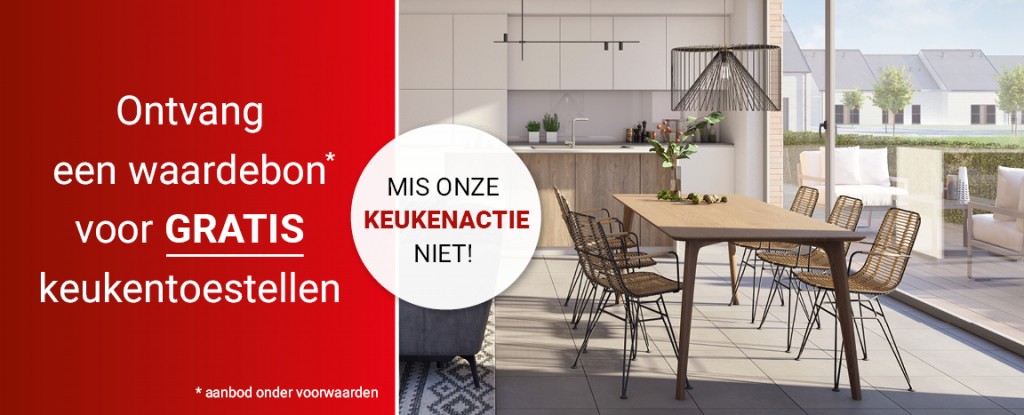 Bostoen keukenactie nieuwbouwappartementen