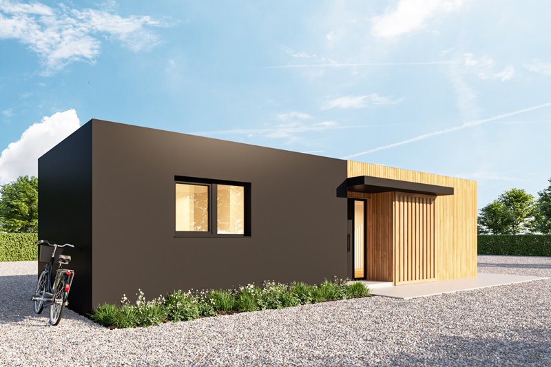 Tiny house in houtskeletbouw